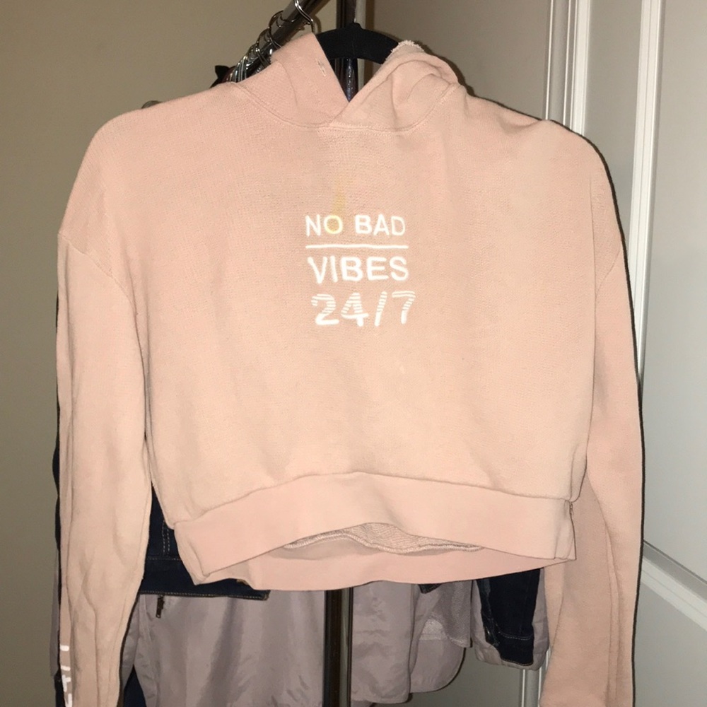 Pacsun LA Hearts Coral/ Matte Pink Hoodie Womens